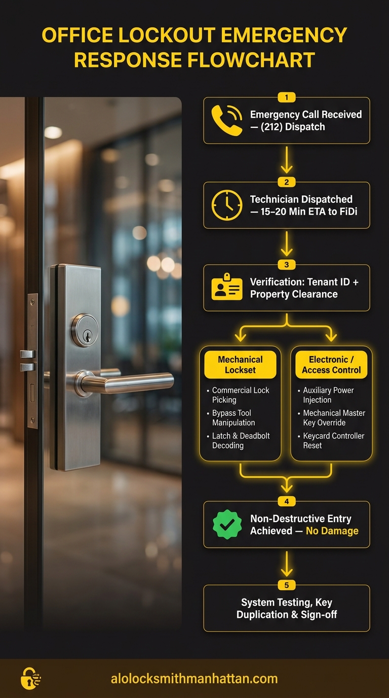 office lockout emergency financial district flowchart office lockout emergency financial district flowchart